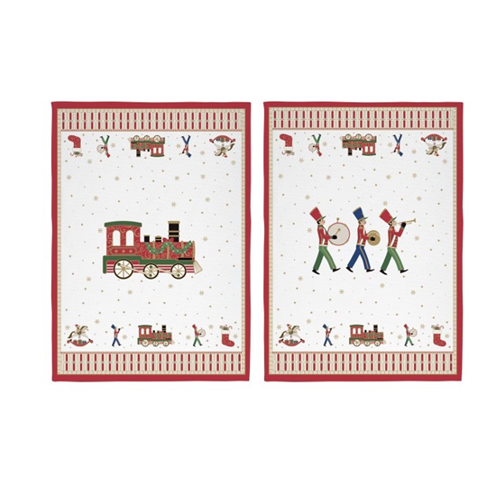 Polar Express karácsonyi pamut konyharuha 2 db