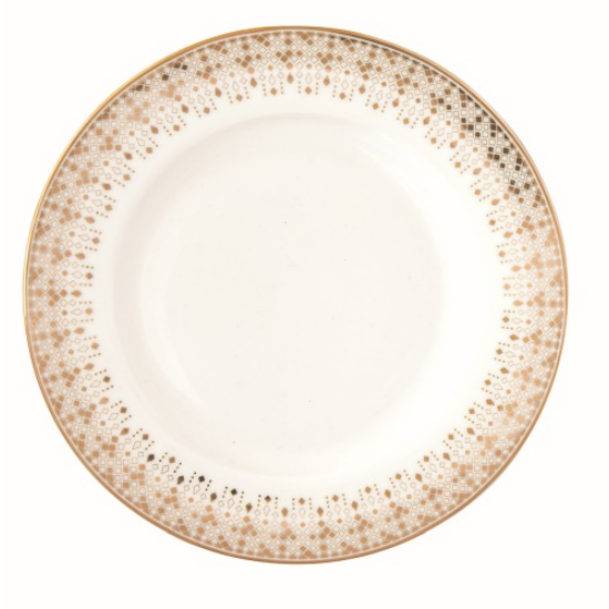 Festive karácsonyi porcelán desszertes tányér