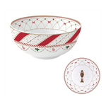 Karácsonyi diótörő porcelán tál 15 cm Nutracker Twist