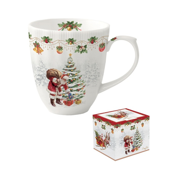 Karácsonyi porcelán bögre díszdobozban Nostalgic Christmas Time