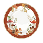 Őszi mintás porcelán desszertes tányér 19 cm Autumn Breeze