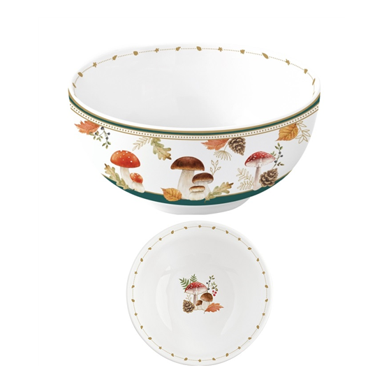 Őszi mintás porcelán tálka 12 cm Autumn Breeze