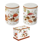 Őszi mintás porcelán só-borsszóró szett 7 cm Autumn Breeze