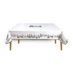 Karácsonyi pamut asztalterítő 145x250 cm White Forest