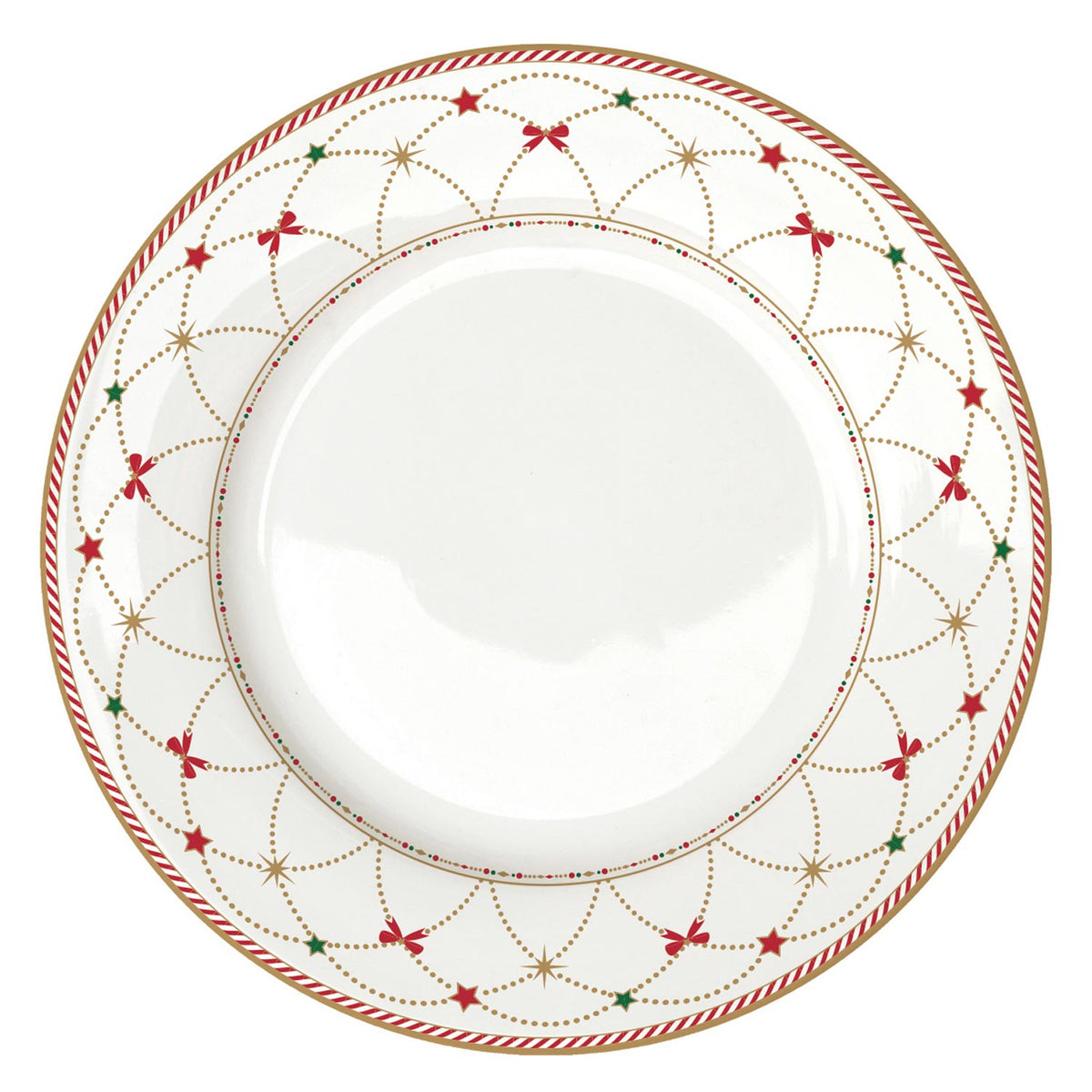 Karácsonyi diótörő porcelán lapostányér Nutracker Twist