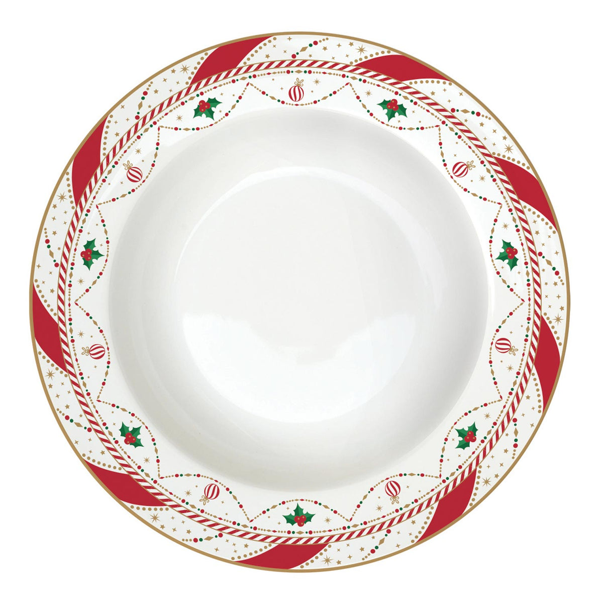 Karácsonyi diótörő porcelán mélytányér Nutracker Twist