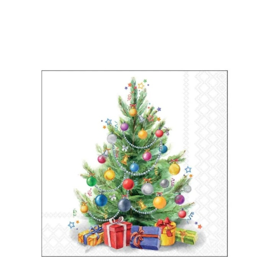 Karácsonyi szalvéta – Tree of joy, 25x25 cm, 20 db-os