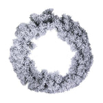 Karácsonyi koszorú havas 70 cm