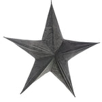 Karácsonyi függődísz – csillag akasztós 135 cm – szürke