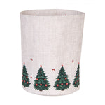 Karácsonyi Kenyérkosár 15x16 cm 100% pamut Traditional Christmas Harmony