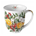 Winter Oranges karácsonyi porcelán bögre 0,4l