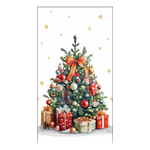Karácsonyi szalvéta Decorated Christmas tree 33x40 cm 15 db-os