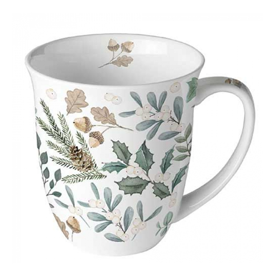 Collection of leaves karácsonyi porcelán bögre 0,4l
