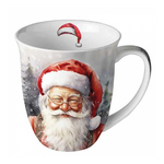 Happy Santa karácsonyi porcelán bögre 0,4l