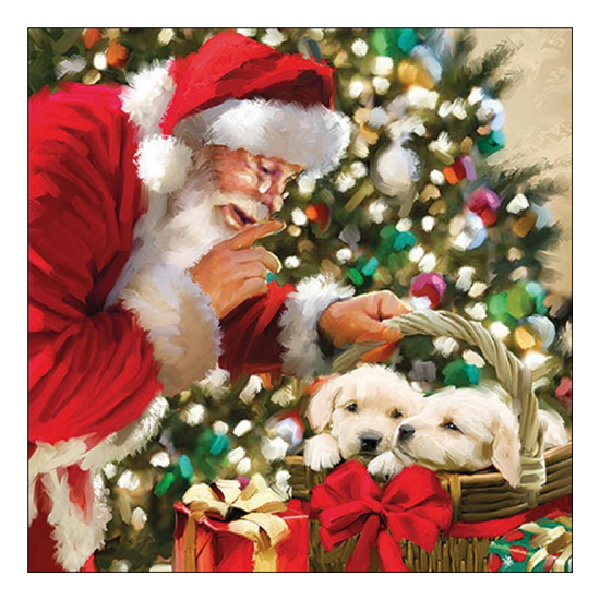 Karácsonyi szalvéta Just be quiet 33x33 cm 20 db-os