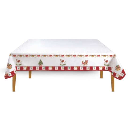 Karácsonyi pamut asztalterítő 145x250 cm Christmas Tale