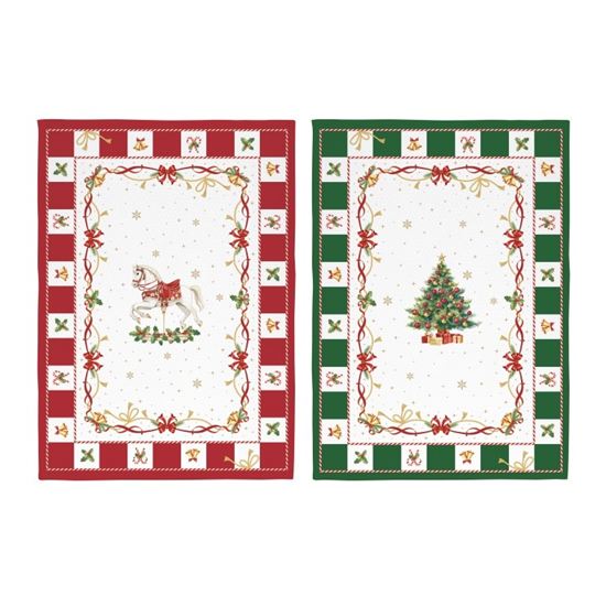 Karácsonyi pamut konyharuha szett 2 db-os 50x70 cm Christmas Tale