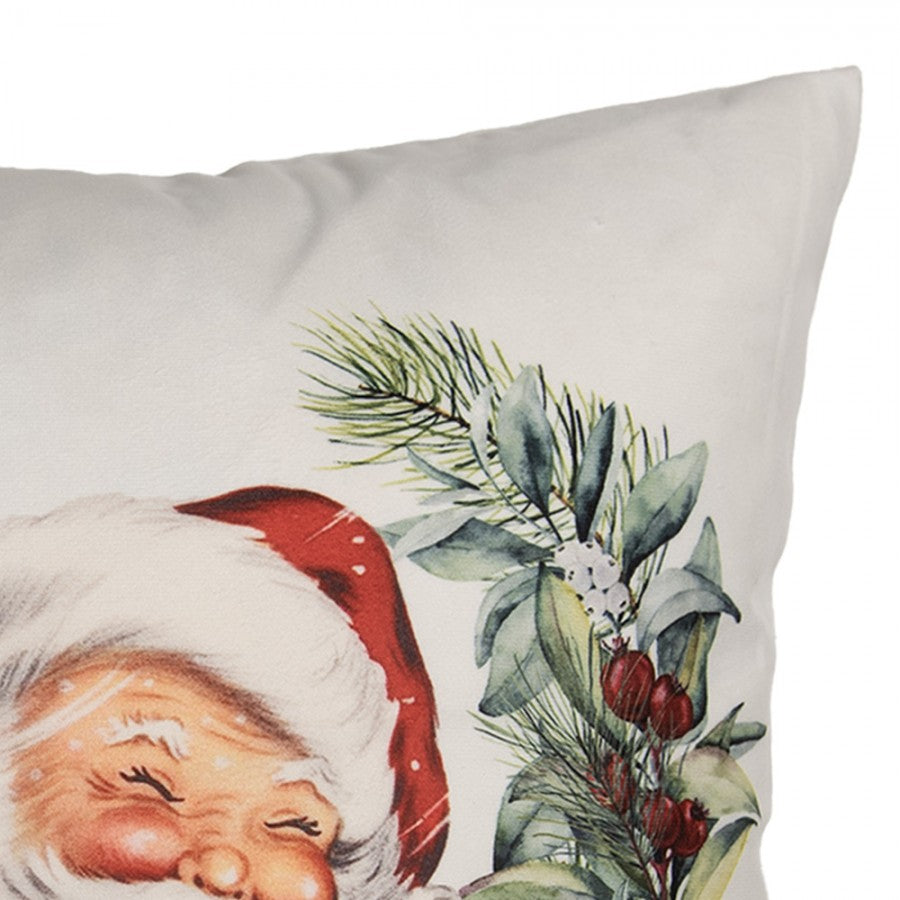 Karácsonyi párnahuzat 45x45 cm mikulás őzikével