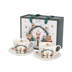 Karácsonyi Porcelán csésze + alj, 270 ml2 személyes, dobozban, Christmas Cuties 2