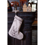 Karácsonyi pamut kandalló csizma szarvas mintás Gentle Wilderness