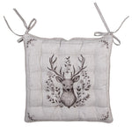 Karácsonyi pamut kötős székpárnaszarvas mintás Gentle Wilderness