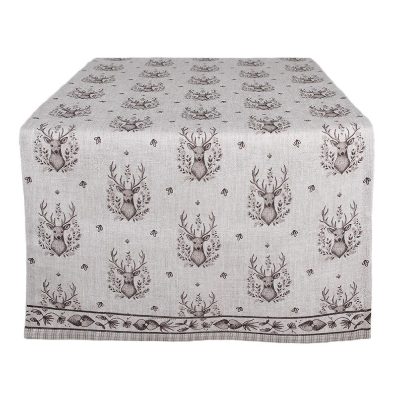 Karácsonyi asztali futó szarvas mintás Gentle Wilderness 50x140 cm