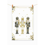 Karácsonyi diótörős konyharuha 100% pamut Royal Nutcrackers kollekció