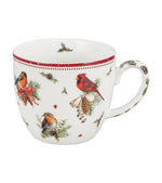Madármintás porcelán bögre 460 ml – Birds of Winter (díszdobozban)