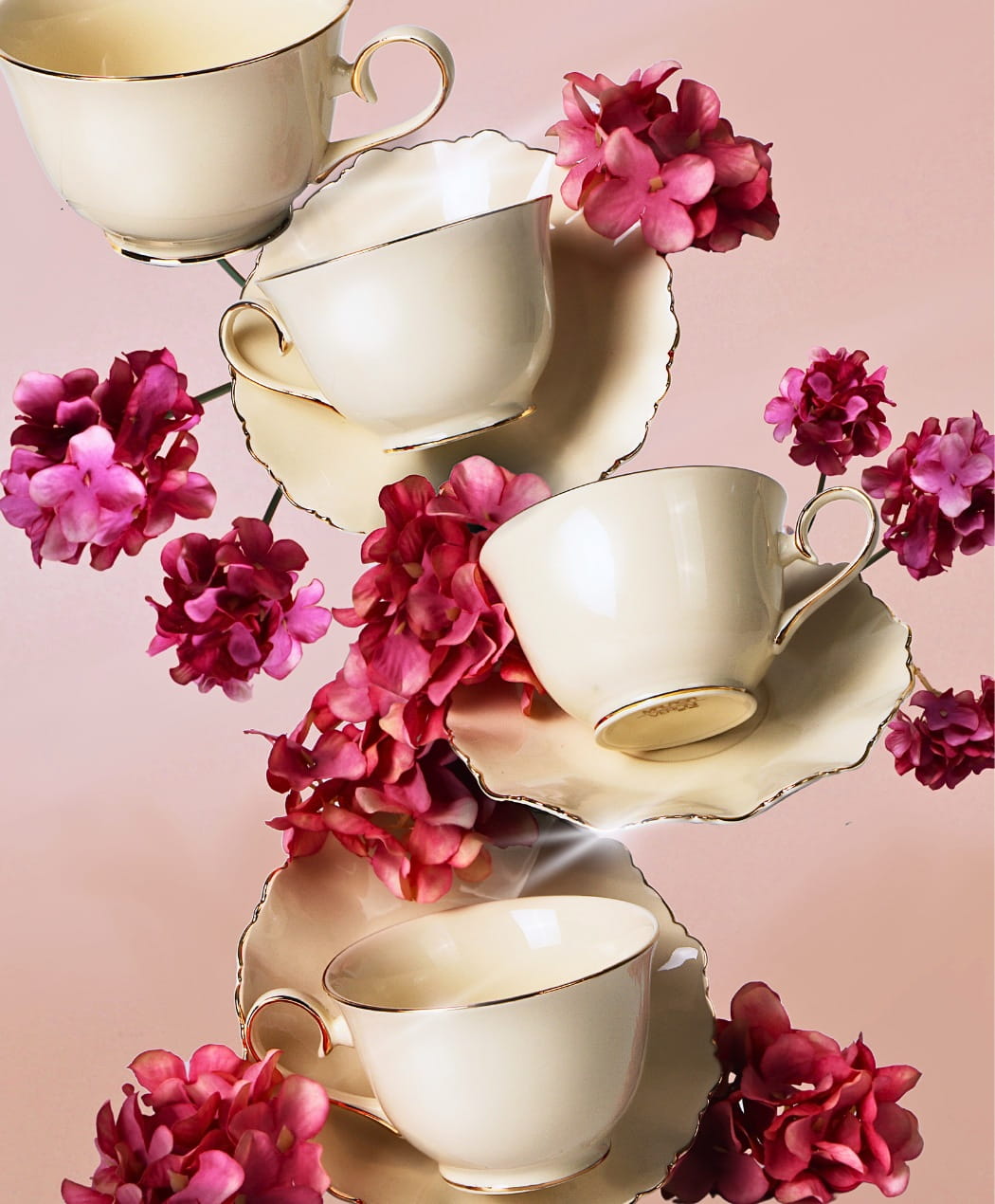 Veroni porcelán csésze 6 személyes szett díszdobozban Malaga