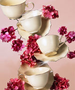 Veroni porcelán csésze 6 személyes szett díszdobozban Malaga