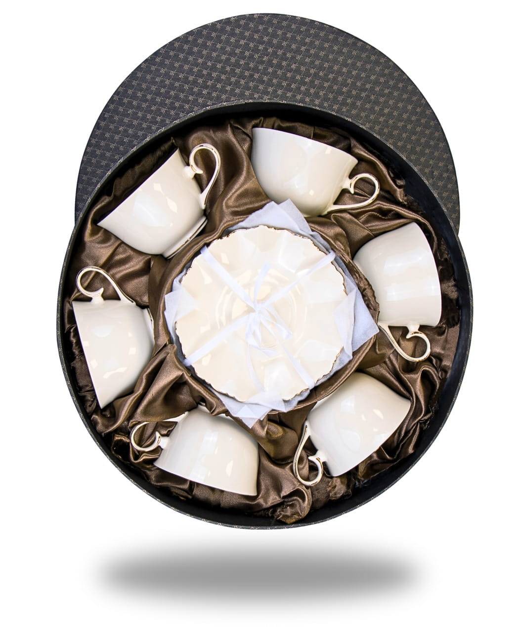 Veroni porcelán csésze 6 személyes szett díszdobozban Malaga