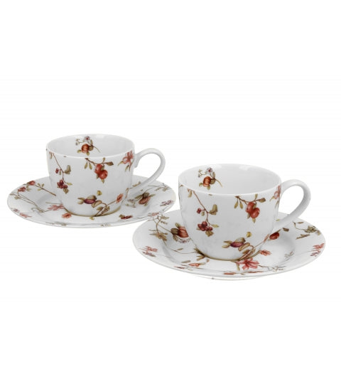 Porcelán eszpresszó kávés csésze aljjal 90 ml 2 személyes Safa