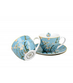 Porcelán két személyes csésze szett Van Gogh Mandulavirágzás