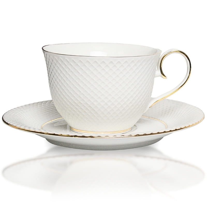 Veroni porcelán teáscsésze 2 személyes szett díszdobozban Puccini