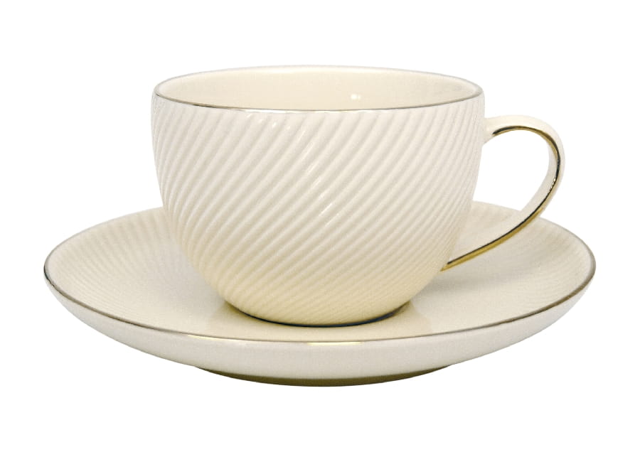 Veroni porcelán teáscsésze 2 személyes szett díszdobozban Bellamo