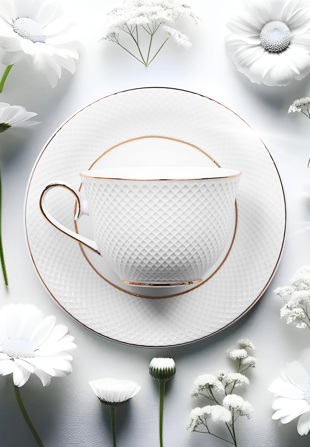 Veroni porcelán teáscsésze 2 személyes szett díszdobozban Puccini