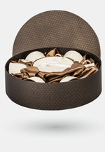 Veroni porcelán csésze 6 személyes szett díszdobozban Amber