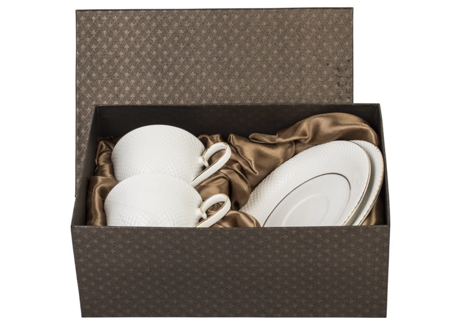 Veroni porcelán teáscsésze 2 személyes szett díszdobozban Puccini