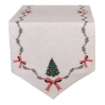 Karácsonyi Asztali futó 50x160 cm 100% pamut Traditional Christmas Harmony