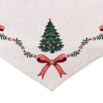 Karácsonyi Asztali futó 50x160 cm 100% pamut Traditional Christmas Harmony
