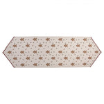 Mézeskalács babás karácsonyi pamut asztali futó 50x160 cm