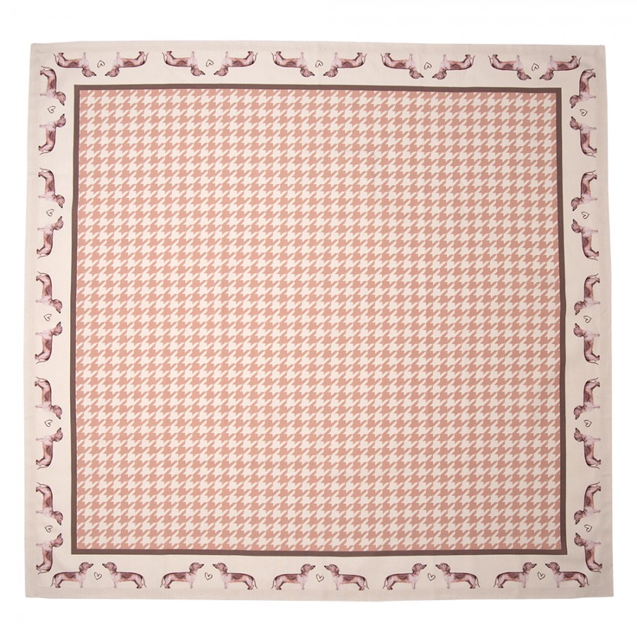 Tacskós asztalterítő 130x180 cm pamut Dachshund Love