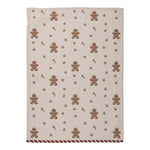 Mézeskalács babás karácsonyi pamut konyharuha 50x70 cm