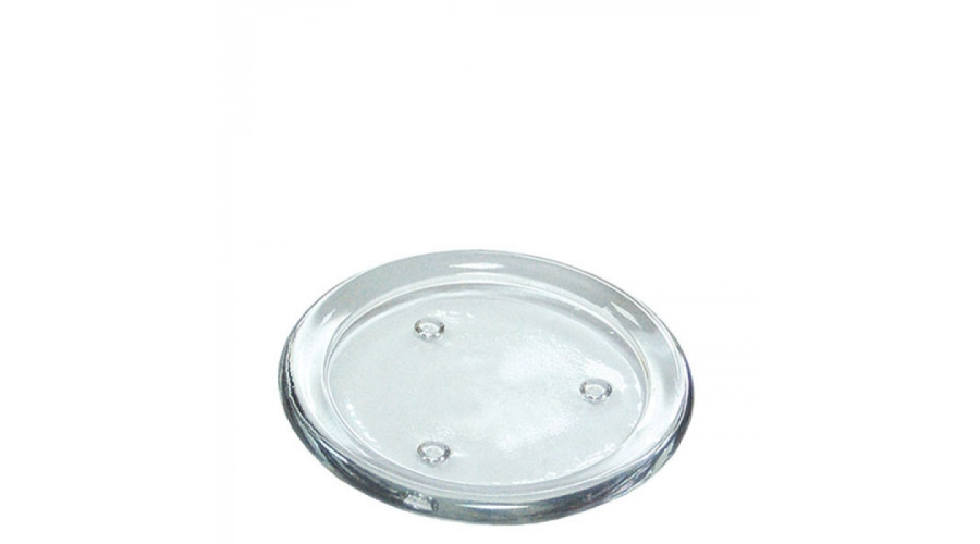 Üveg gyertyaalátét dia 11cm