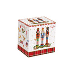 Porcelán karácsonyi diótörős bögre Vintage Nutcracker