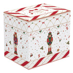 Karácsonyi porcelán egyszemélyes teáskészlet Nutracker Twist