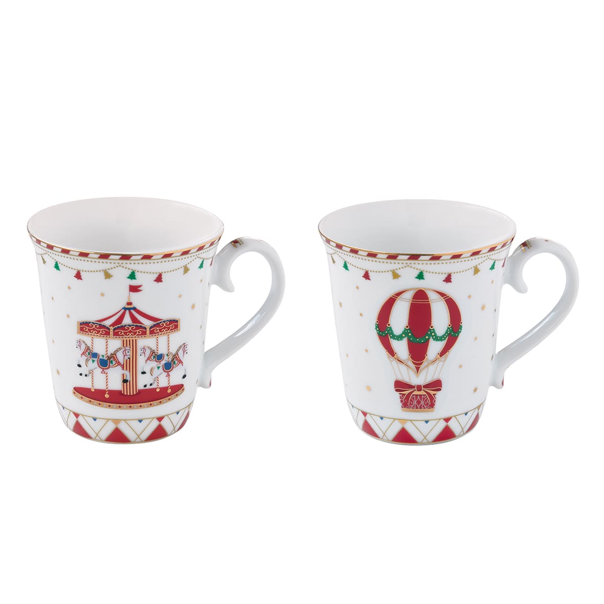 Christmas Wonderland karácsonyi porcelán bögre 2 db szett