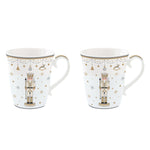 Porcelán diótörős karácsonyi bögre 2 db díszdobozban Royal Nutcracker