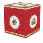 Porcelán karácsonyi bögre vörösbegy madaras díszdobozban Christmas Berries