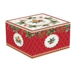 Porcelán karácsonyi kávés csésze szett díszdobozban Christmas Berries